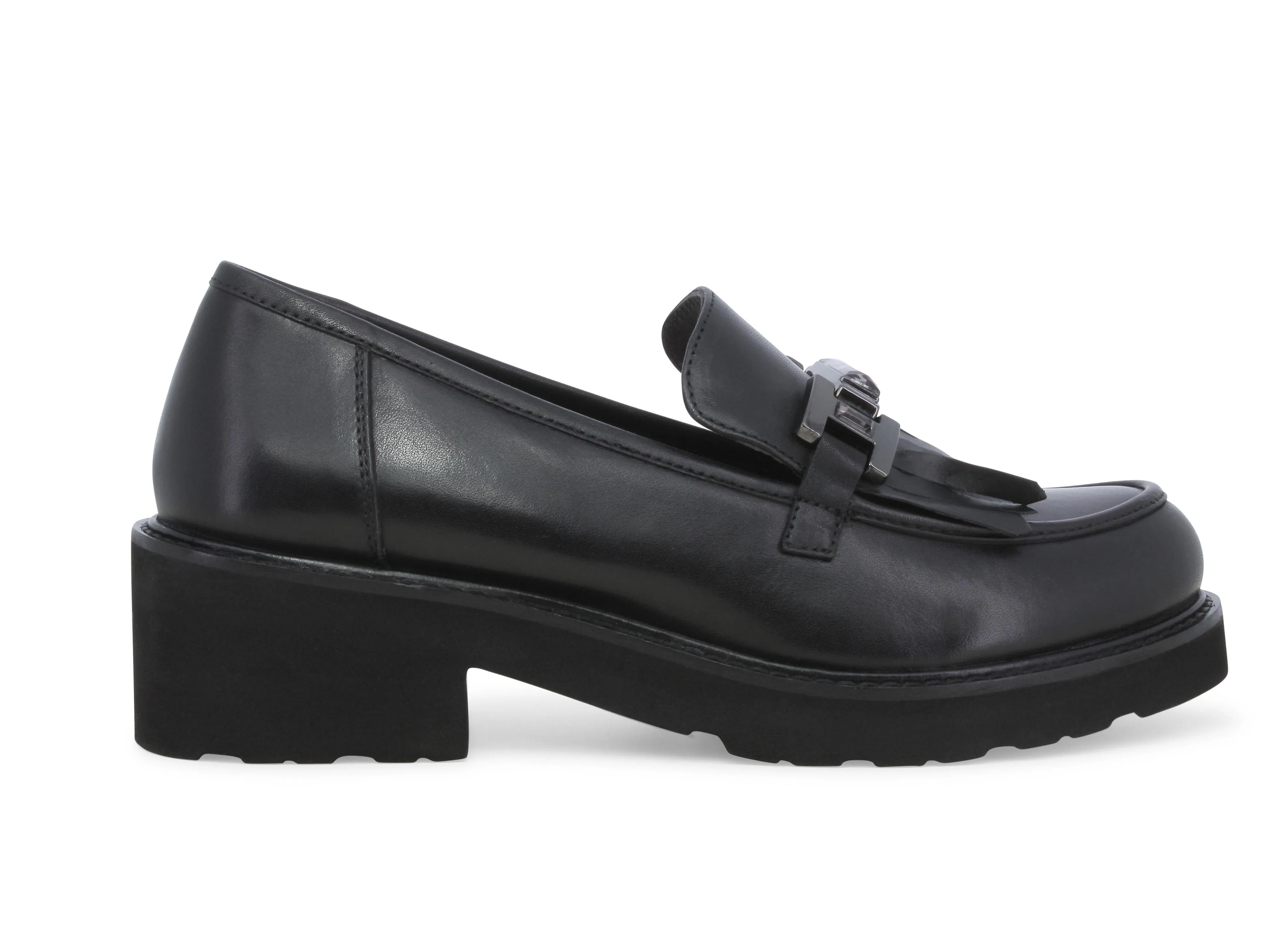 Melluso Mocassino donna in pelle nero 034318w