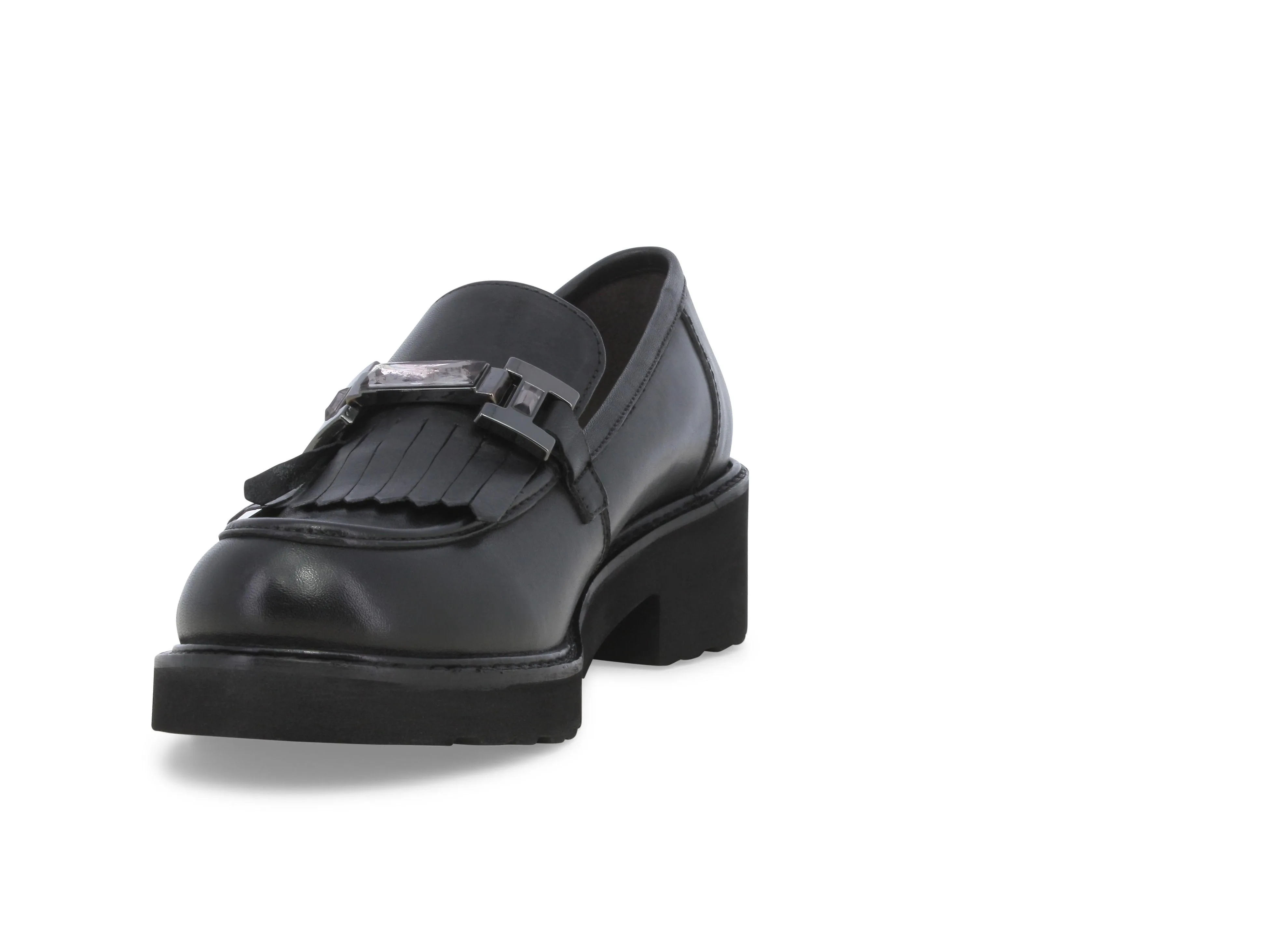 Melluso Mocassino donna in pelle nero 034318w