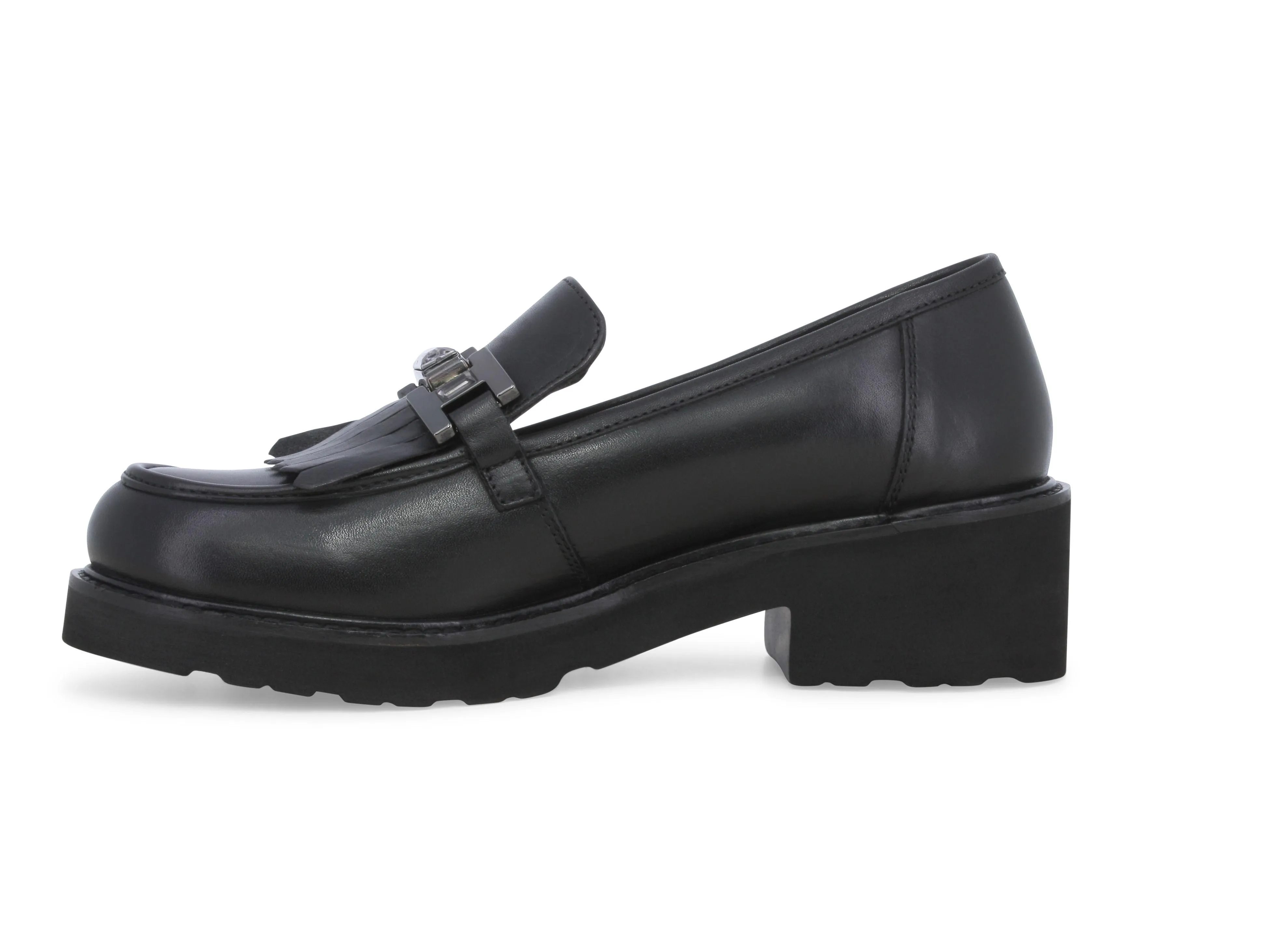 Melluso Mocassino donna in pelle nero 034318w